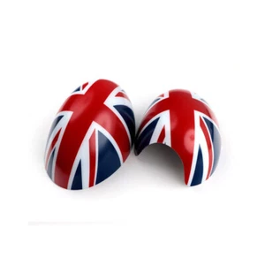 For MINI Cooper R55 R56-R59 R60 R61 Side Mirror Cover Cap Trim Union Jack - Foto 1 di 6