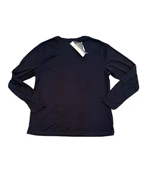 Camisa de rendimiento FinTec azul marino manga larga para hombre XL ¡Nueva! Foto 1 de 4