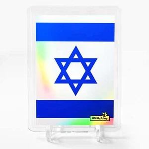 FLAG OF ISRAEL 1948 Karte 2023 GleeBeeCo Holo History #FL19 - NICE! - Bild 1 von 2