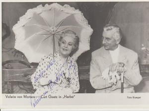 Valerie von Martens, orig sign AK