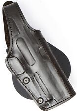 Falco OWB Paddle Black RH Leather Holster For Grand Power K100