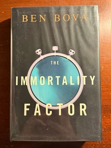 Ben Bova The Immortality Factory SIGNED 1st Edition 2009 TOR Hardcover Book - Bild 1 von 8
