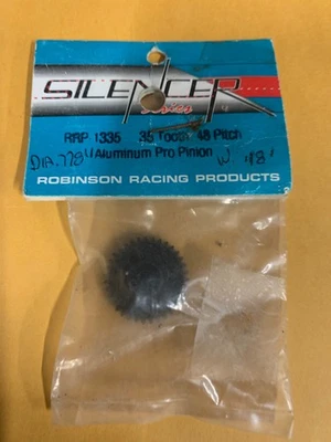 Robinson Racing Sillencer 35T 48P Aluminio Pro Piñón Gear RC Coche Camión Nuevo de Lote Antiguo Difícil de Encontrar Foto 1 de 4