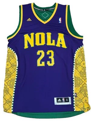 Adidas Anthony Davis New Orleans NOLA Mardi Gras Swingman NBA Jersey Men Medium - Image 1 of 4