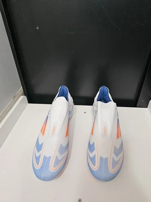 adidas F50 Elite FG Size 9 White/blue/orange Soccer - Image 1 of 4