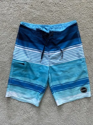 Pantalones cortos de natación O'Neill Hyperfreak Hyperdry elásticos para niños talla 25 línea de atraco Foto 1 de 4