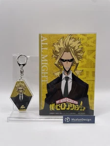 My Hero Academia All Might Acryl Schlüsselanhänger Postkarte Marui limitiert Japan - Bild 1 von 1