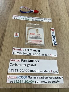 Suzuki RG500 Gamma carburetor gasket x 1 pc 13251-20A00 part now obsolete - Picture 1 of 1