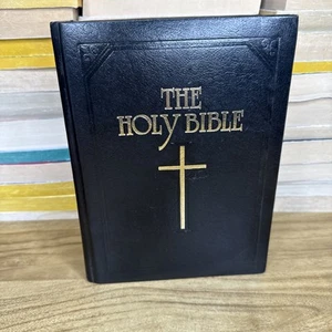 The Holy Bible Douay-Rheims Version TAN Books 1971 Black Faux Leather Hardcover - Picture 1 of 15