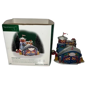 Dept 56 North Pole Village Reindeer Flight School #56404 - Picture 1 of 6