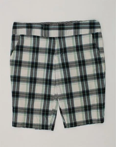 ROXY Boys Chino Shorts 15-16 Years W32 Grey Check Cotton OF08 - Picture 1 of 3