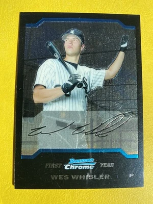 2004 Bowman Draft Picks & Prospects - Chrome Wes Whisler #BDP92 (RC) - Image 1 of 2