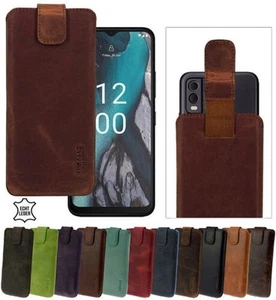 Custodia Per Nokia C22 Tasche Protezione Cover In Pelle Con Flap - Foto 1 di 21