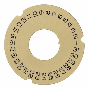 Date Disc For Rolex President 3055 Movement Champagne Yellow Color - Picture 1 of 2