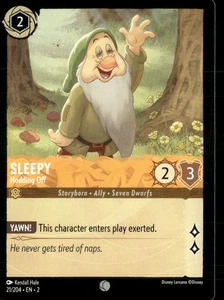 Disney Lorcana Rise of the Floodborn #21/204 Sleepy - Picture 1 of 2