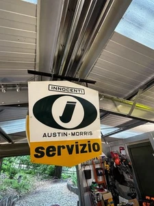 Genuine 1960’s Austin Morris Innocenti Double Sided Hanging Dealer Sign. - Picture 1 of 7