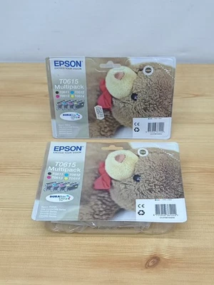 Epson T0615 Multi Pack Ink Cartridges x2 - New & Sealed  - Image 1 of 2