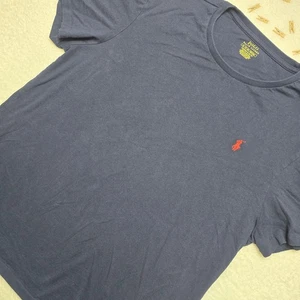 Polo Ralph Lauren T-Shirt Herren XL Custom Slim Fit dunkelblau rot Pony - Bild 1 von 11