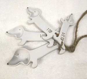 Juego de cuchara medidora de cocina de regalo para amantes de perros Dachshund hornear cocina Doxie - Imagen 1 de 9