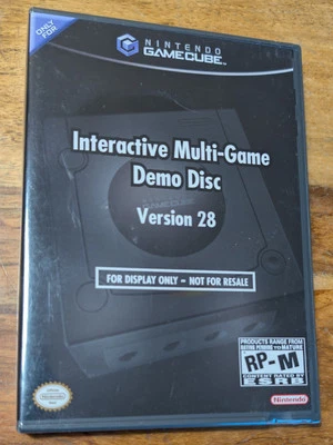 Nintendo Gamecube Interactive Multi-Game Demo Disc Version 28 RARE KIOSK SEALED - Image 1 of 2