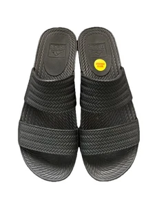 NEU! Reef Damen-Sandalen Größe 10 Water Vista Slipper Komfort-Pantolette schwarz 2 Riemen - Bild 1 von 13