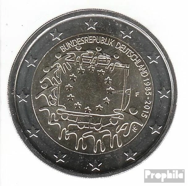 FRD (FR.Germany) 2015 F uncirculated UNC reissue: 6 million. uncirculated UNC 20 - Image 1 of 1