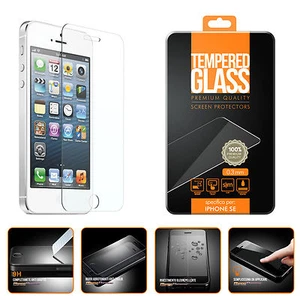 ANTI-BRUCH FOLIE FÜR APPLE IPHONE SE DISPLAY GEHÄRTETES GLAS BILDSCHIRMSCHONER - Bild 1 von 1