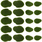 24 szt. Sztuczny mech Kamień Sztucznie zielone skały Kamienie dekoracyjne