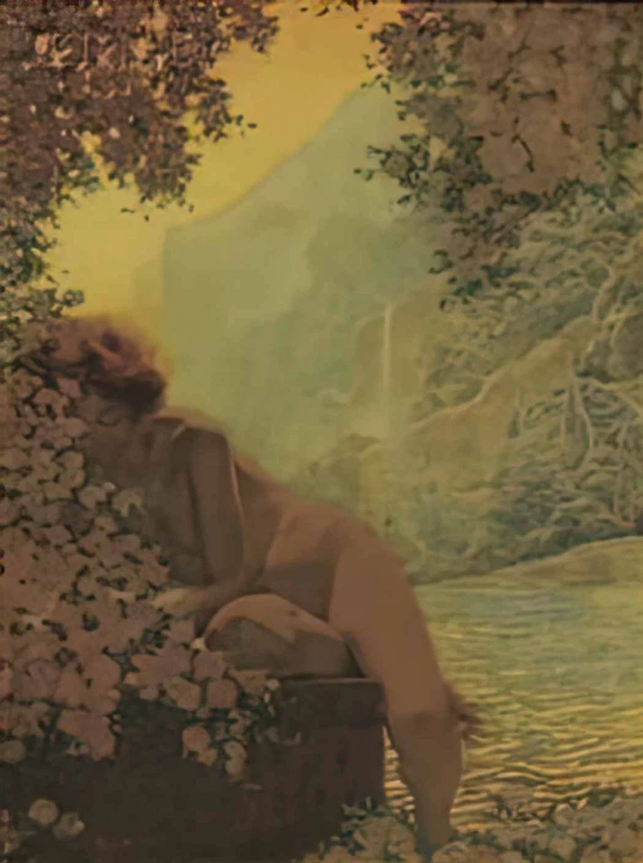 Maxfield Parrish photo A4 summer 1908 - Image 1 of 1