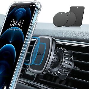 Lisen Car Phone Holder Mount Easily Installation, 6 Magnets Universal Compatible