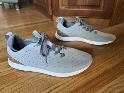 Steve Madden Hombres Talla 11 Zapatilla Brixx Gris Tacón Plano Con Cordones Acolchada Athleisure Foto 1 de 4
