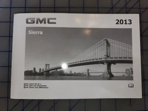 2013 GMC Sierra Pickup Truck Owners Manual - Foto 1 di 1