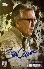 Topps Walking Dead Season 5 Steve Coulter As Reg Monroe Autograph Card Mud 49/50