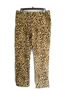 Chicos 1.5 Jeans So Slimming Damen 10 M schwarz braun Animalprint gerades Bein - Bild 1 von 8