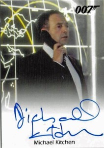 2010 Rittenhouse James Bond Heroes-Villains Michael Kitchen (Tanner) autograph