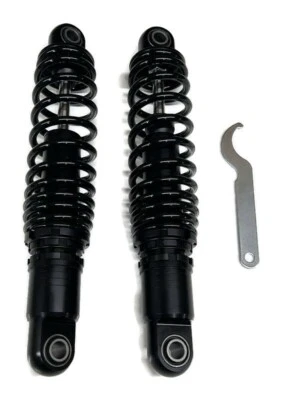 (2) Amortiguadores de suspensión trasera negros de 13" para Harley Davidson Road King 1994-2023 Foto 1 de 4
