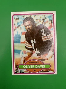1980 Topps Oliver Davis Cleveland Browns #49 - Picture 1 of 2