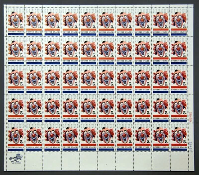 US Stamps 1966 Mint Sheet 5 cent "American Circus" May 2nd MNH SC# 1309 - Image 1 of 4