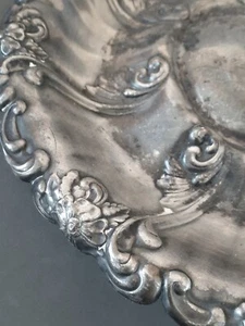 Antique Homan quadruple silverplate dish, circa 1900's - Picture 1 of 11