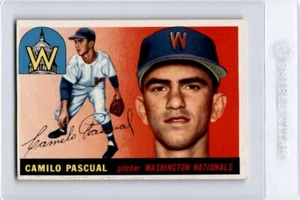 CAMILO PASCUAL 1955 TOPPS BASEBALL #84 - EX/MT - EXACT SCAN *15060 - Picture 1 of 2