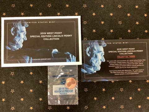 2019 W West Point Special Edition Lincoln Penny Collection 2019W Uncirculated Cover