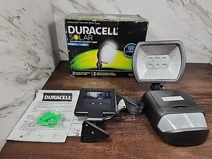 ☆LOOK☆ ~ DURACELL S🌞LAR LED MOTION SECURITY LIGHT 120 LUMEN~ ☆FREE-SHIPPING☆ - Picture 1 of 12