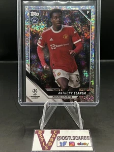 2022 Topps UEFA Champions League - ANTHONY ELANGA ROOKIE SPARKLE FOIL #154 - Picture 1 of 3