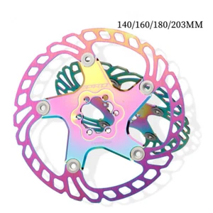 Ultralight Bicycle Brake Rotor 140/160/180/203mm Floating Disc Colorful 44mm - Picture 1 of 16