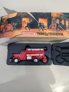 1993 Matchbox Models of Yesteryear Fire Engine Series 1939 Bedford Tanker - Picture 1 of 2