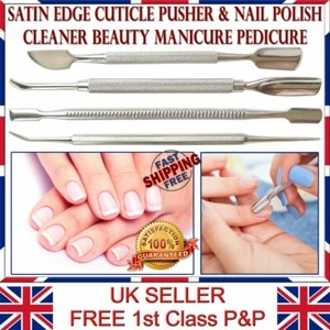NJ LMS Satin Edge Spingi Cuticole e Smalto Pulitore Bellezza Manicure Pedicure - Foto 1 di 12