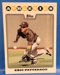 Eric Patterson OF Athletics Topps Baseball Card #UH263 2008 - Picture 1 of 2