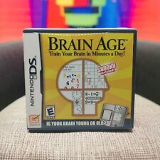 Brain Age: Train Your Brain in Minutes a Day Nintendo DS, 2006 CIB Manual