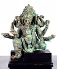Ganesha Bronze Statue, Tabletop from Bali (reproduction)