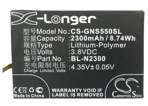 Replacement Battery For BLU 3.8v 2300mAh / 8.74Wh Mobile, SmartPhone Battery - Picture 1 of 1